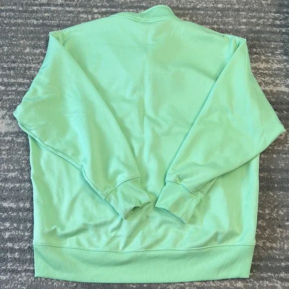 Nike Mint Green Half Zip Pullover Size Medium - Picture 4 of 5